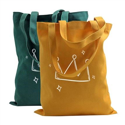 Bolsa de mano de lona reciclada